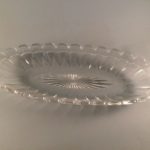Heisey Narrow Flute clear celery top; view