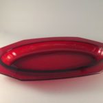 Imperial Glass Molly 725 ruby glass bowl