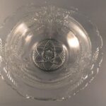Indiana Glass Narcissus Spray bowl top view