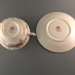 Lavender Rose bouillon cup and saucer bottom view