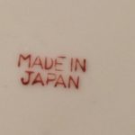 Made in Japan mark on Dragonware plate