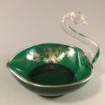 New Martinsville Viking Glass Swan