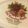 Old Country Roses pattern shoe back stamp