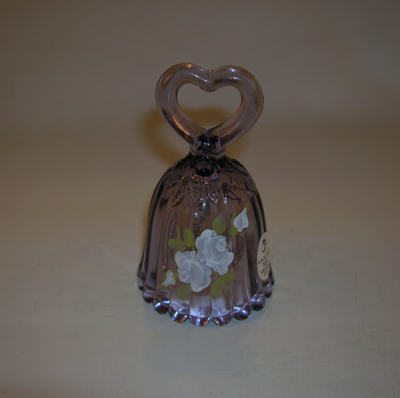 Fenton Glass bell in lavender