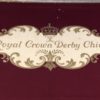 Royal Crown Derby monogrammed steak knife set box
