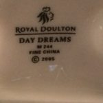 Royal Doulton Day Dreams M244 back stamp