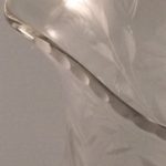 Tiffin Glass pitcher beaded rim close up