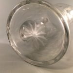 Tiffin Glass pitcher bottom view