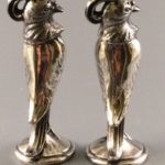 Viking electroplated pheasant shakers back view
