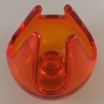 Viking Glass Epic candle cup in Persimmon