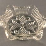 Vintage glass ashtray-Star in Star-Hazel Atlas