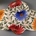 Vintage Japanese Lusterware snack plate