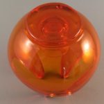 Vintage Viking Glass Epic candle cup bottom view
