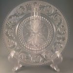 Westmoreland Princess Feather plate